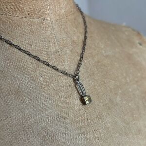 Citrine Sterling Silver Necklace